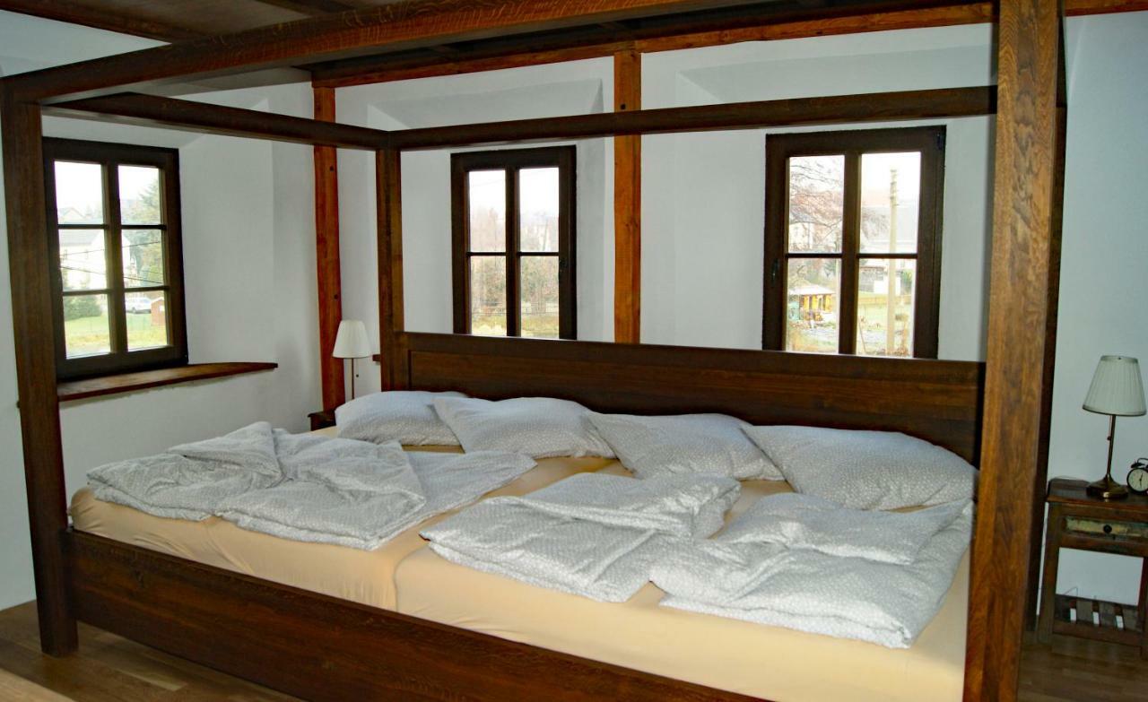 Ferienwohnung Laternenstube Mit Familienbett - Rittergut Leppersdorf Exteriér fotografie